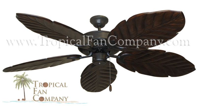 Raindance Ceiling Fan with 100 Arbor Blades in Walnut Finish