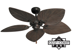 Bombay Tropical Ceiling Fan - Weathered Brick
