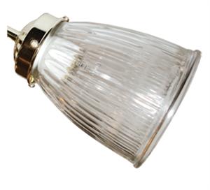 Ribbed Clear 077 Ceiling Fan Light - Tropical Fan Company