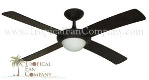  Luna Modern Ceiling Fan Weathered Brick w/ 52