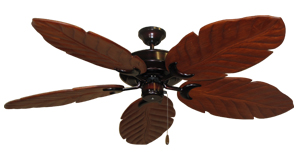 Raindance Arbor Outdoor Ceiling Fan with Cherry Wood Blades