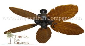Rivera Tropical Ceiling Fan with Arbor Leaf 58 inch sweep