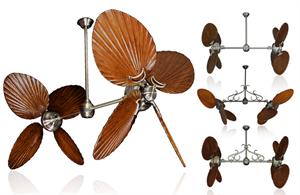TwinStar II Double Ceiling Fan w/ 50