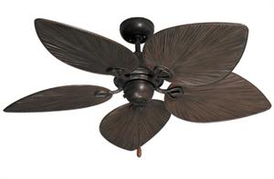 Bombay Tropical Ceiling Fan - Weathered Brick
