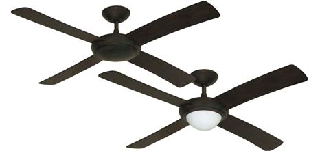 Gulf Coast - Luna Modern Ceiling Fan Weathered Brick w/ 52