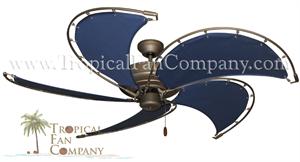 Raindance Antique Bronze Nautical Ceiling Fan w/ 52