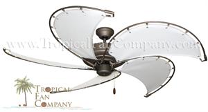 Raindance Antique Bronze Nautical Ceiling Fan w/ 52