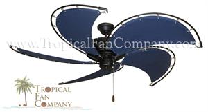 Gulf Coast - Raindance Black Nautical Ceiling Fan w/ 52