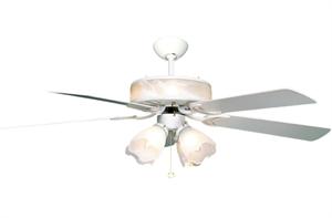 Orleans II Traditional Ceiling Fan with Integrated Light
