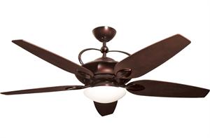 Proton Modern Style Ceiling Fan in Wine Finish
