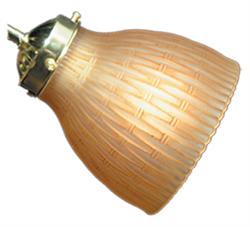 Short Brown Scavo 043 Ceiling Fan Light - The Tropical Fan Company