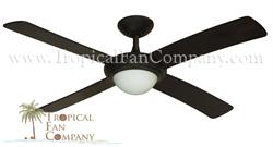  Luna Modern Ceiling Fan Weathered Brick w/ 52