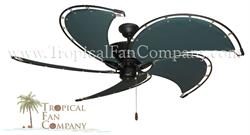 Gulf Coast - Raindance Black Nautical Ceiling Fan w/ 52