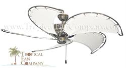 Raindance Brushed Steel Nautical Ceiling Fan w/ 52