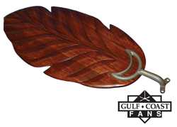 Tropical Arbor leaf blades in cherry - 52 inch