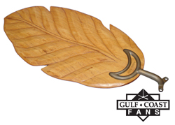 Outdoor Tropical Arbor100 Leaf Wood Ceiling Blades - 58 